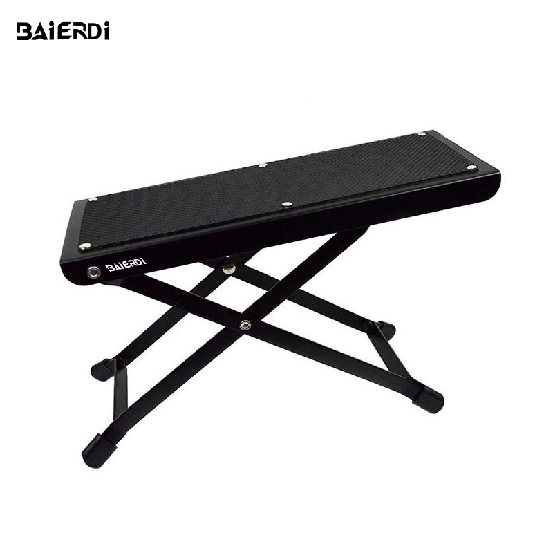 Foot Stool ที่วางเท้ากีตาร์ ปรับได้ 4 ระดับ และ 6 ระดับ ที่วางเท้าสำหรับนักกีตาร์ ที่วางเท้าเล่น กีตาร์ ปรับระดับได้