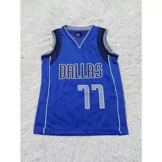 เสื้อบาสเก็ตบอลเด็ก+กางเกง เบอร์77 NBA DALLAS Mavericks ใหม่ล่าสุด