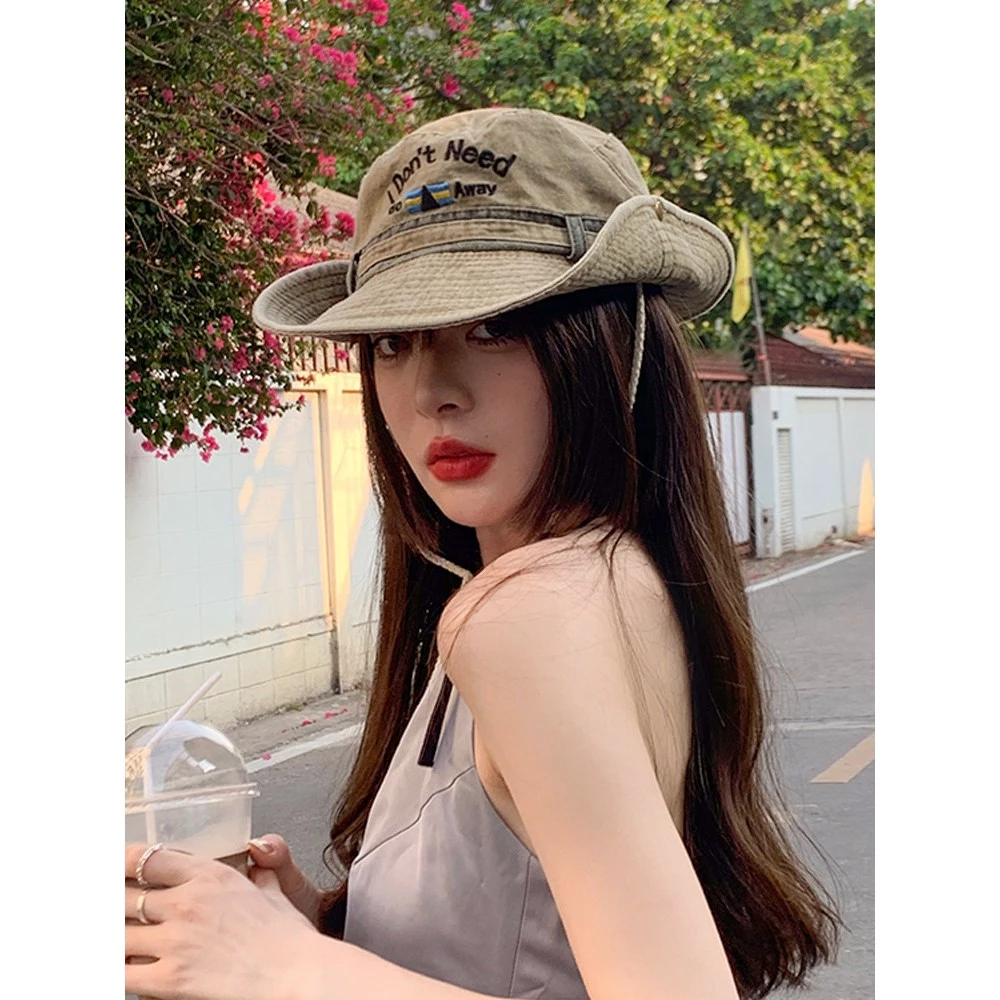 หมวกบักเก็ต สไตล์ญี่ปุ่น คาวบอย สำหรับตกปลา เดินป่า thumbnail 3