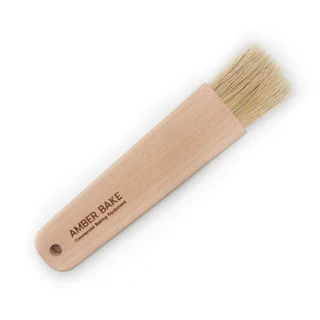 แปรงปัดเตาอบ / เตาวาฟเฟิล ด้ามไม้แท้ ขนสัตว์แท้ | Cleaning Brush สำหรับร้านเบเกอรี่ คาเฟ่ ใช้งานมืออาชีพ