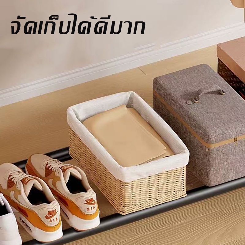 🔥 สะดวกในการประกอบ 🔥 ราวตากผ้า  ราวเเขวนผ้าเหล็ก 100 ซม. หนาพิเศษสีดำ ราวแขวน  ตากผ้าคอนโด ราวตากผ้าสแตนเลส - รูปที่ 6