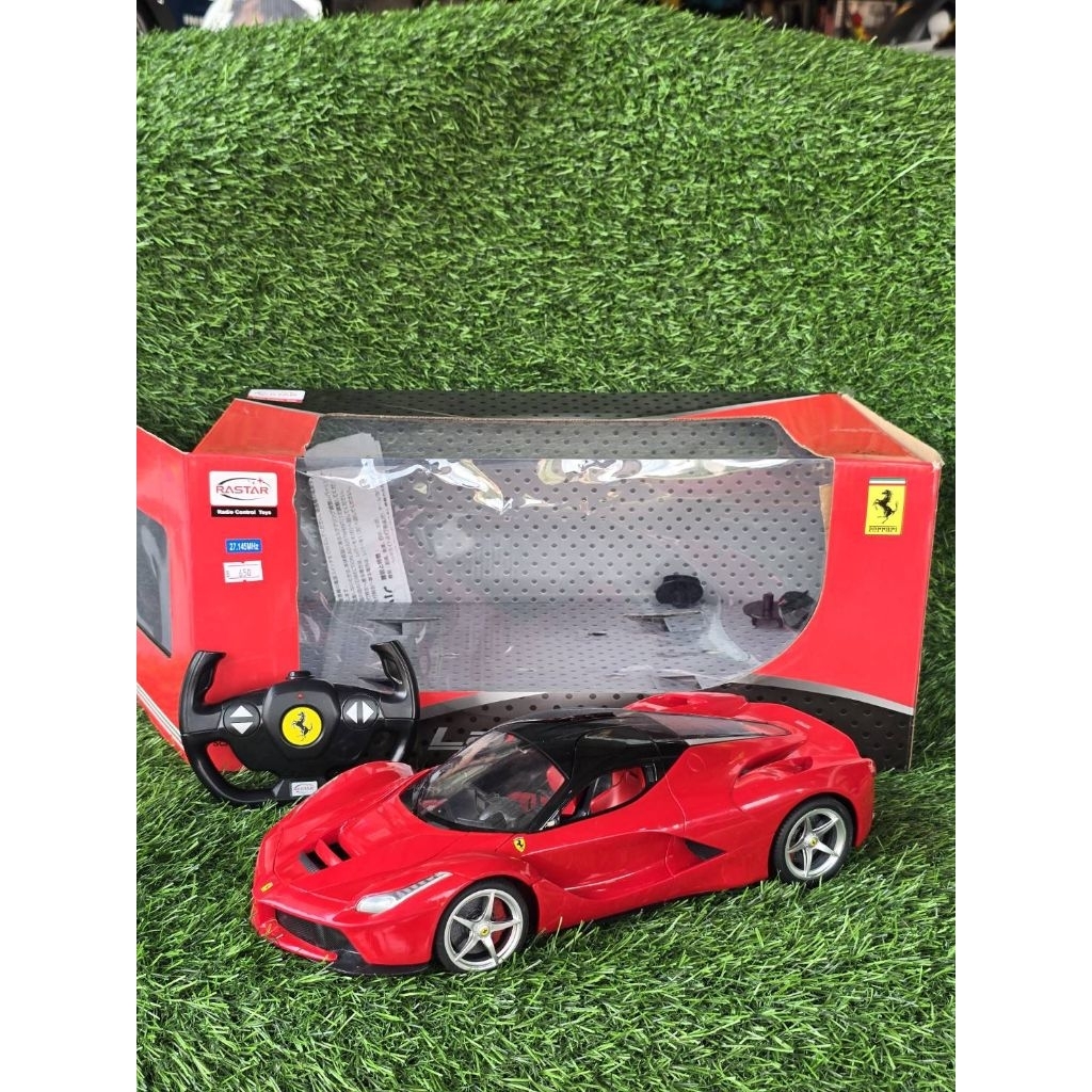 รถบังคับ Ferrari งาน RASTAR คันใหญ่ ลิขสิทธิ์แท้ มือสองตู้ญี่ปุ่น ( ไม่ติด )