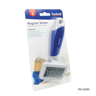 Kanimal Slicker Brush แปรงสลิคเกอร์ หวีขนสุนัข แปรงแมว หวีสางขน (มีหมุด) มีให้เลือก 3 ขนาด