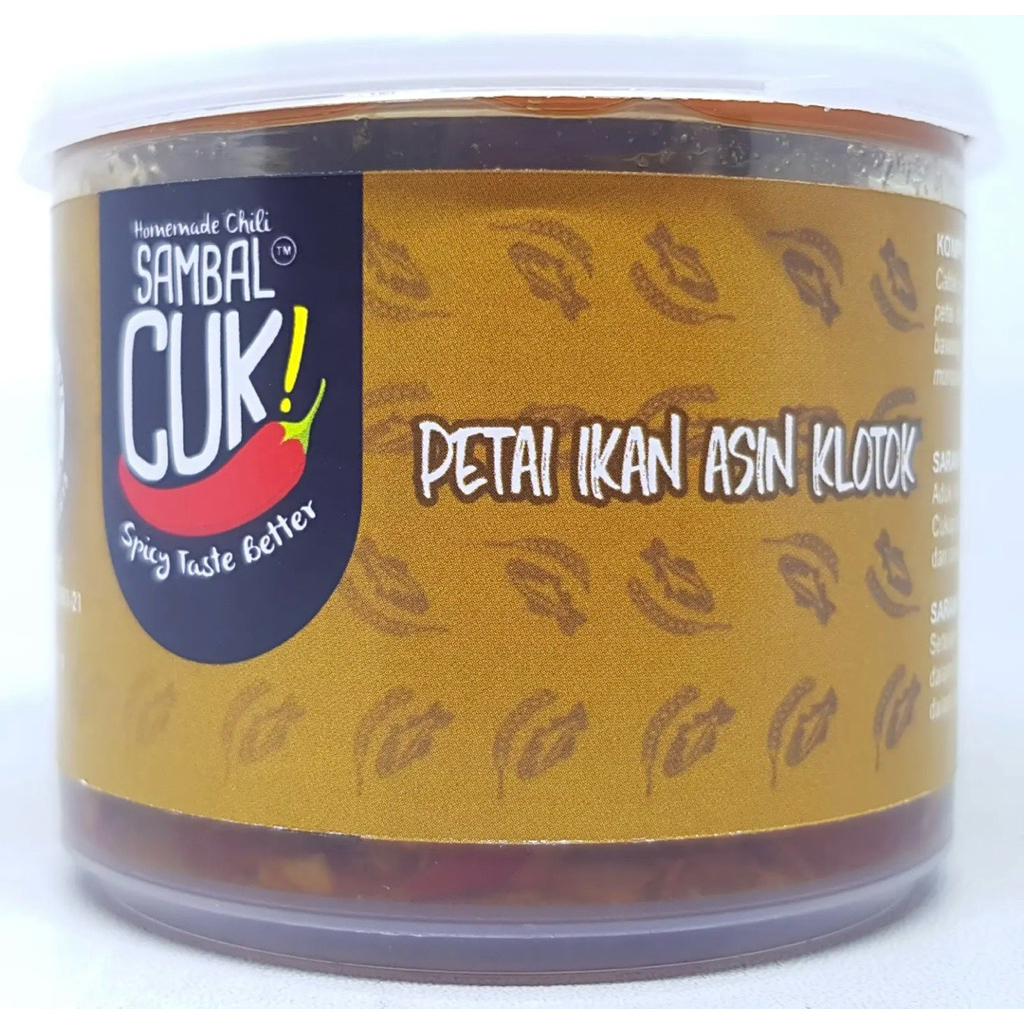 Indonesia Sambal Cuk Petai Ikan Asin Klotok 140 gram