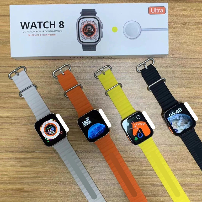 T500 T900 สมาร์ท Watch8 ใหม่ Ultra 45 มม.Series 8 สมาร์ทวอทช์ชายบลูทูธโทร KD99 8 ไร้สายชาร์จสมาร์ทวอท์ช - รูปที่ 2