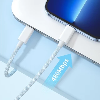 สายชาร์จ สีพาสเทล ชาร์จไวPD 35W สายยาว 1.5 เมตร USB C to IP(สำหรับ 5～14pro max)