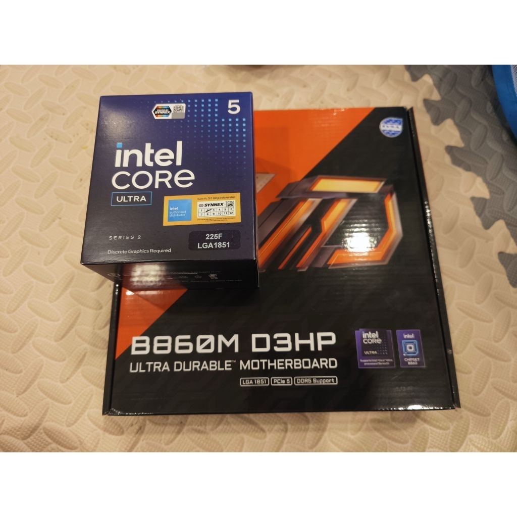 core ultra 5 225f+ b860m gigabyte d3hp ของใหม่