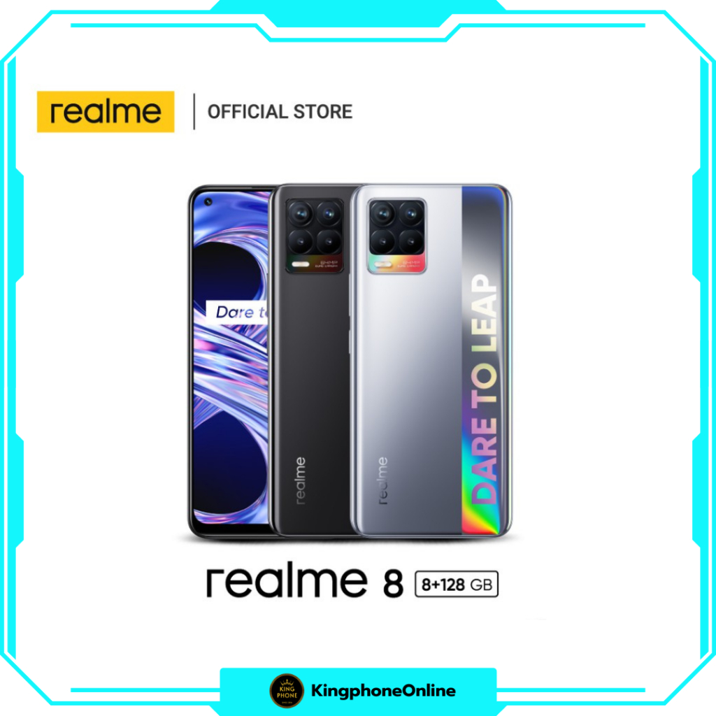 Realme 8 4G 8/128GB เครื่องแท้ มือ1 ประกันศูนย์ไทย 1ปี เคลียสต๊อก