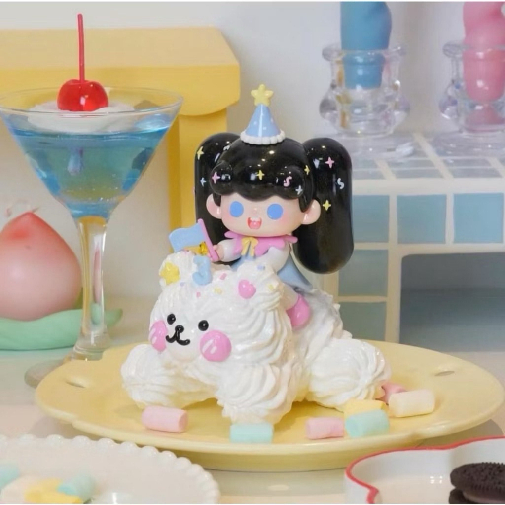 **พร้อมส่ง**ไม่มีการ์ด tutu cream bear