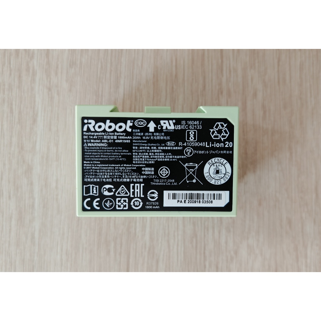 แบตเตอรี่ หุ่นยนต์ดูดฝุ่น สำหรับ iRobot Roomba j9 j8  j7 j5 i3 i3 i4 i6 i7 i7+ i8 and Roomba e5 e6 S