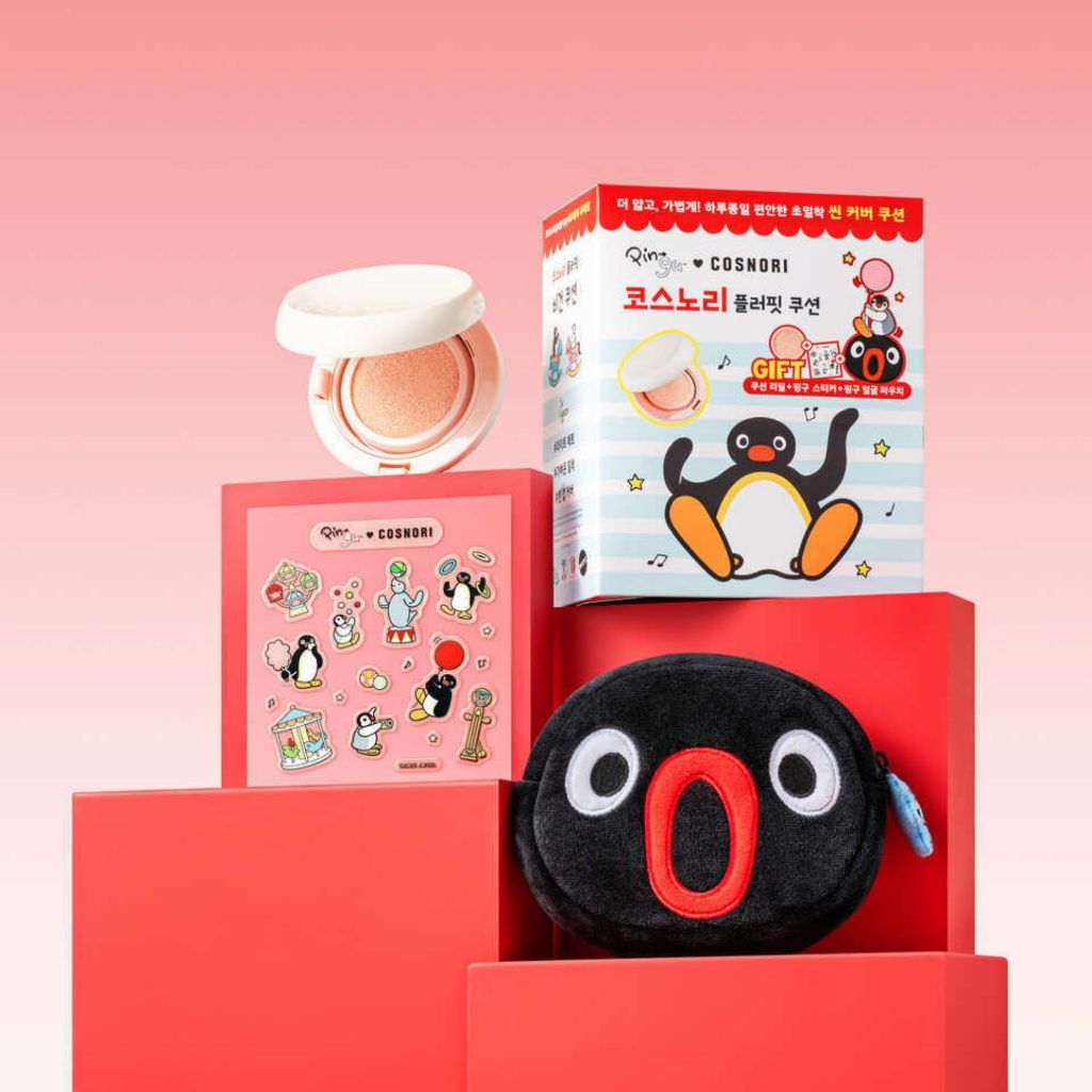 [แพคเกจพิเศษมีของแถมในเซต] COSNORI Fluffy-Fit Thin Cover Cushion