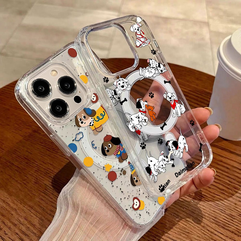 ลูกสุนัขดัชชุนด์ เคส For Samsung A57 A37 A07 A17 A56 A35 A06 A36 A54 A16 S25 UItra S26 เคสป้องกันแม่เหล็กใส เคสโทรศัพท์