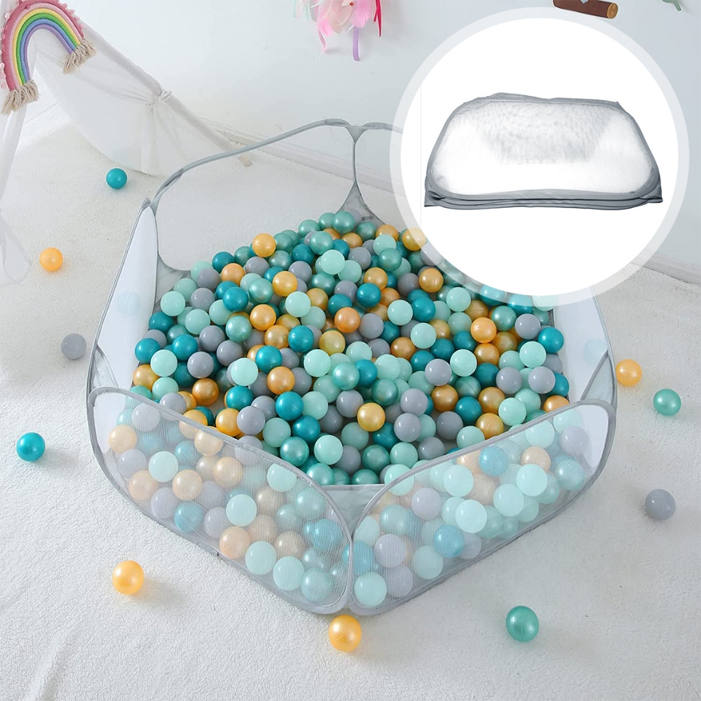 Baby Ocean Ball Pool Portable Cute Children Ball Pit Easy Folding Toddler Ocean Ball Play Pool