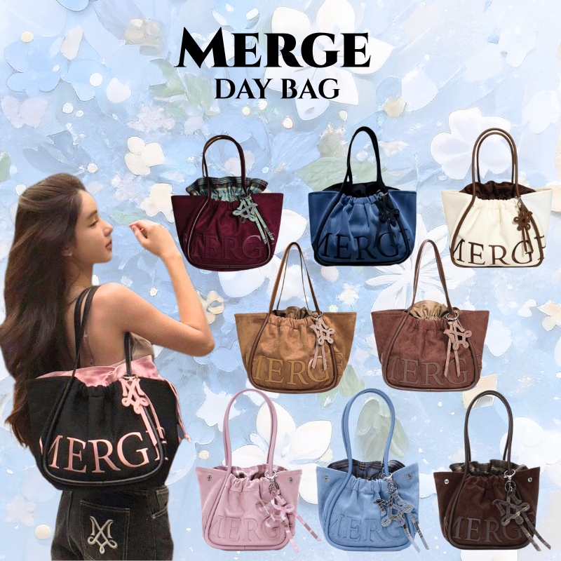 Merge A Day Bag กระเป๋านีลอน ใหญ่ ของแท้100% ใหม่มือ1 กระเป่าวันกลาง ส่งด่วน 👜 | พับได้ หลายช่อง กร