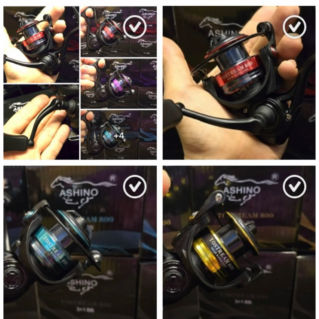 ASHINO TOSTREAM 800 รอกตีเหยื่อปลอม UL รอกตกกุ้ง