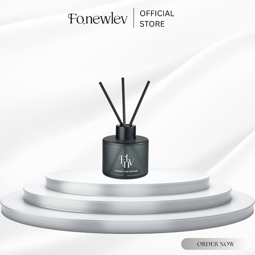 FONEWLEV MOMENT CAR DIFFUSER 100ml x1ขวด ก้านไม้หอมปรับอากาศในรถ