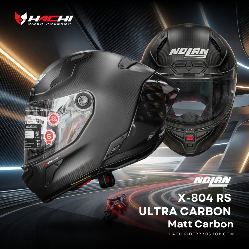 NOLAN X-804 RS ULTRA CARBON -  Matt Carbon