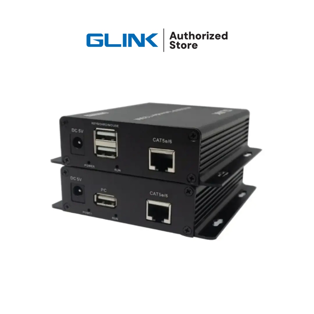 GLINK HDMI with USB to LAN Extender Over IP 120M 4K รุ่น GL-048