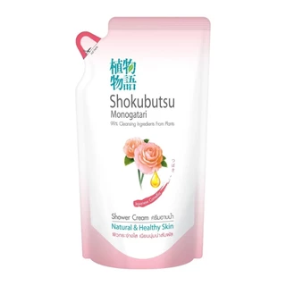Shokubutsu Monogatari ครีมอาบน้ำ โชกุบุสซึ 400-500 มล. (ถุงเติม) เลือกสูตรได้ ผิวนุ่ม สะอาดใส
