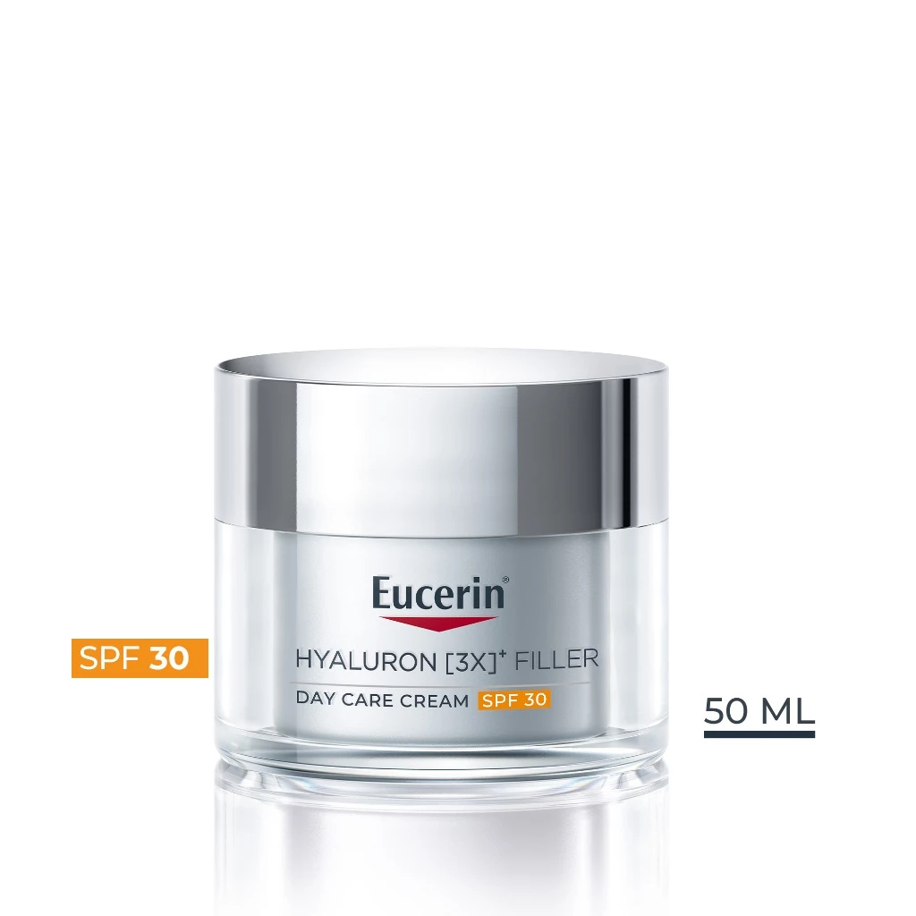 Eucerin HYALURON (3X) FILLER DAY CARE CREAM SPF 30 50 ML ยูเซอริน ไฮยาลูรอน [3X] ฟิลเลอร์ เดย์ ไบรท์