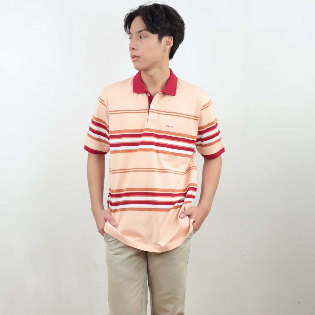 BWLG เสื้อโปโล แขนสั้นผ้าคอตตอน 100% รุ่น 43691 C01 สวมใส่สบาย