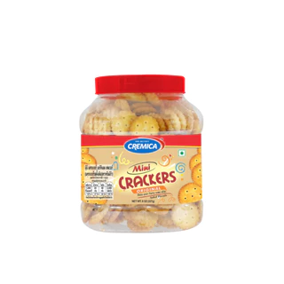 ครีมมิก้า มินิ แครกเกอร์ ออริจินอล เฟลเวอร์ 227 กรัม / Cremica Mini Crackers original flavor