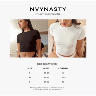 NVYNASTY MUSHY SLIM TEE 4 สี