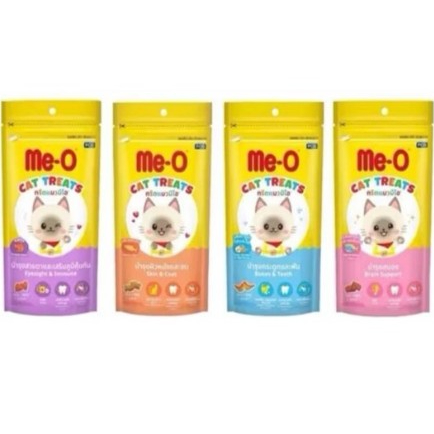 ( 12ซอง) Me-O Treat มีโอ ทรีต ขนมแมว 50g.*โปรดอ่านรายละอียดก่อนสั่งซื้อ