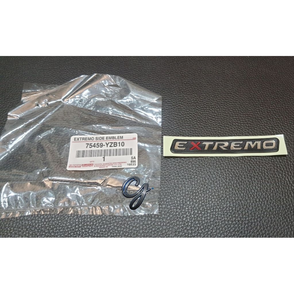 1อัน ของแท้ EXTREMO CAMRY 2015-2020 โลโก้สติกเกอร์ (จำนวน 1อัน) สำหรับ TOYOTA โตโยต้า แคมรี่ ปี2015-2020