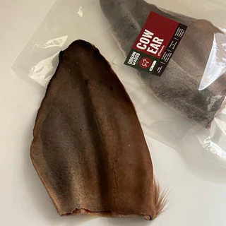 หูวัวอบแห้ง จากธรรมชาติ 100% ไม่ฟอกสี ไม่ใส่สารกันเสีย Dehydrated Cow Ear (whole) Urban waggo