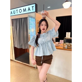 เสื้อแขนบอลลูน ผ้าไบโอ #FF203