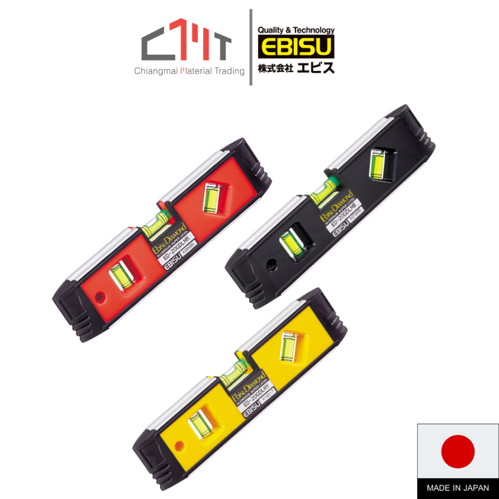 EBISU DIAMOND ระดับน้ำรุ่น G-DIRECTOR ขนาด 200mm. แม่เหล็ก No.ED-20GDLM