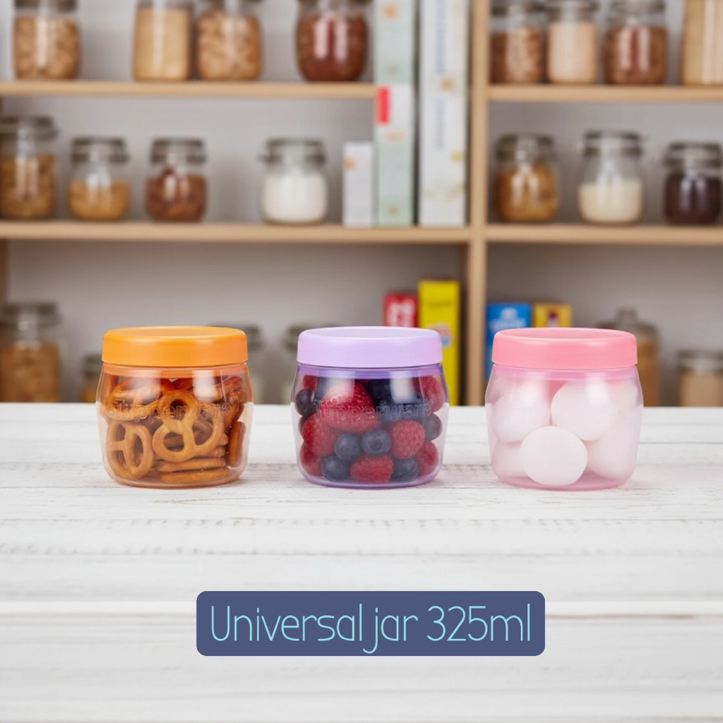 Tupperware รุ่น Universal Jar (1ใบ) ขนาด 325ml คละสี