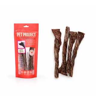 Pork Gullet ขนมแทะสำหรับสุนัข 100% Natural Pet Project 50 กรัม