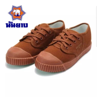 นันยาง รองเท้านักเรียน สี ดำ ขาว น้ำตาล ไซส์ 31-49