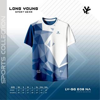 เสื้อพิมพ์ลาย เสื้อกีฬาสี สีสด ผ้าลื่น ไม่อับชื้น พร้อมส่ง E…