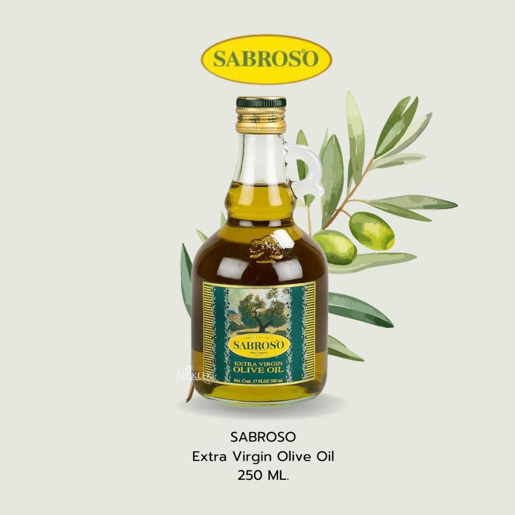 SABROSO น้ำมันมะกอก ExtraVirginOil ขนาด 250 มล.