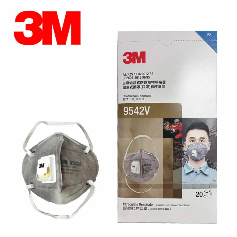 หน้ากากคาร์บอน, คาดศรีษะ, คาดหู, วาล์ว, P2 9541V,9542V