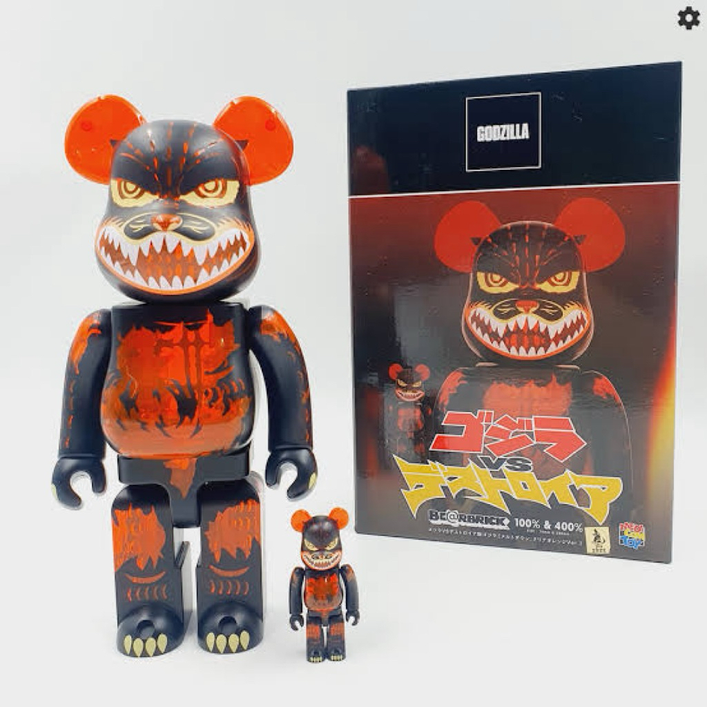 (ของแท้) GODZILLA VS DESTOROYAH 400% 100% 2022 SET