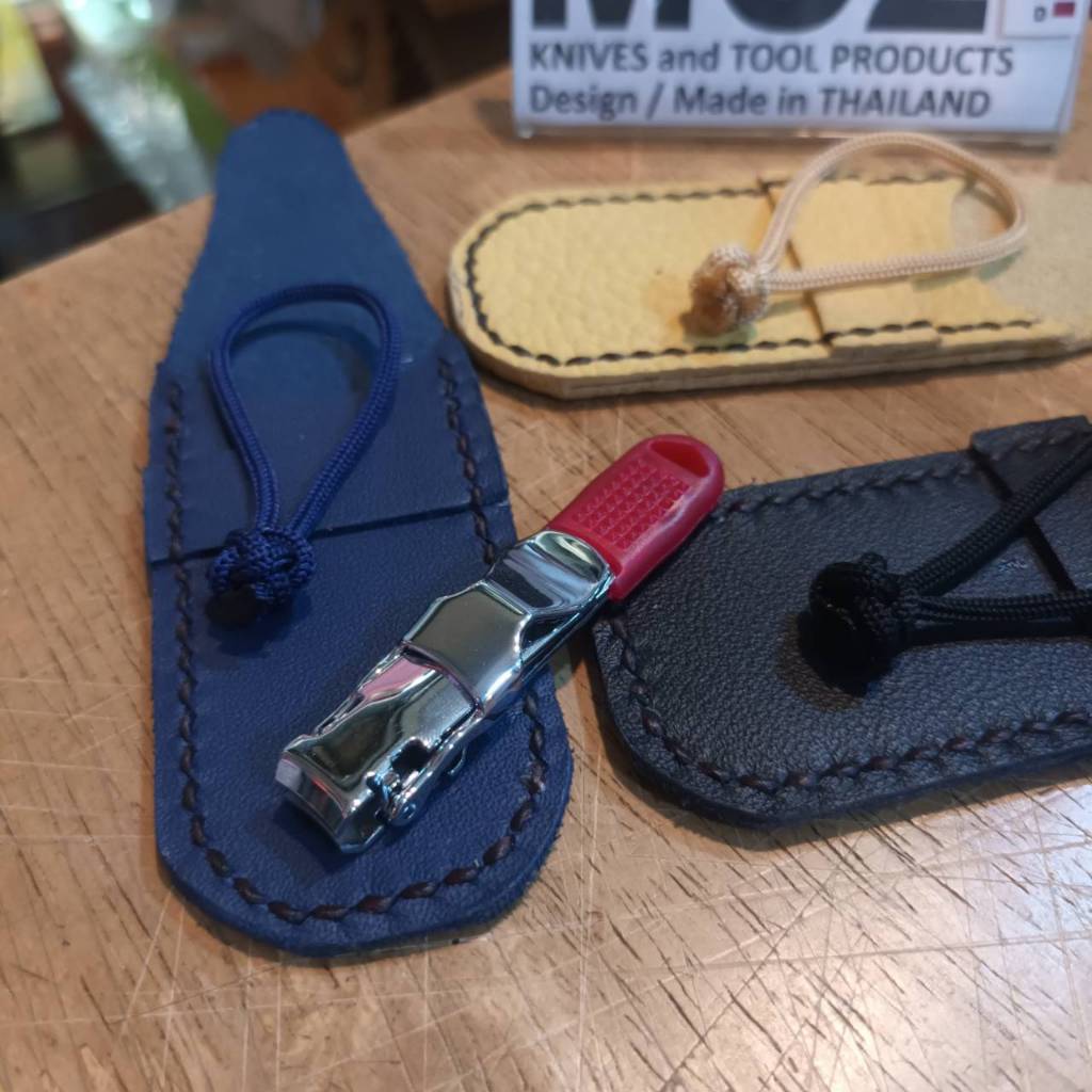 MC2CLIPPER UNIT 04 กรรไกรตัดเล็บ ตัดเล็บ Leather Sheath ซองหนังแท้ หนังแท้ Paracord Lanyard #mc2clip