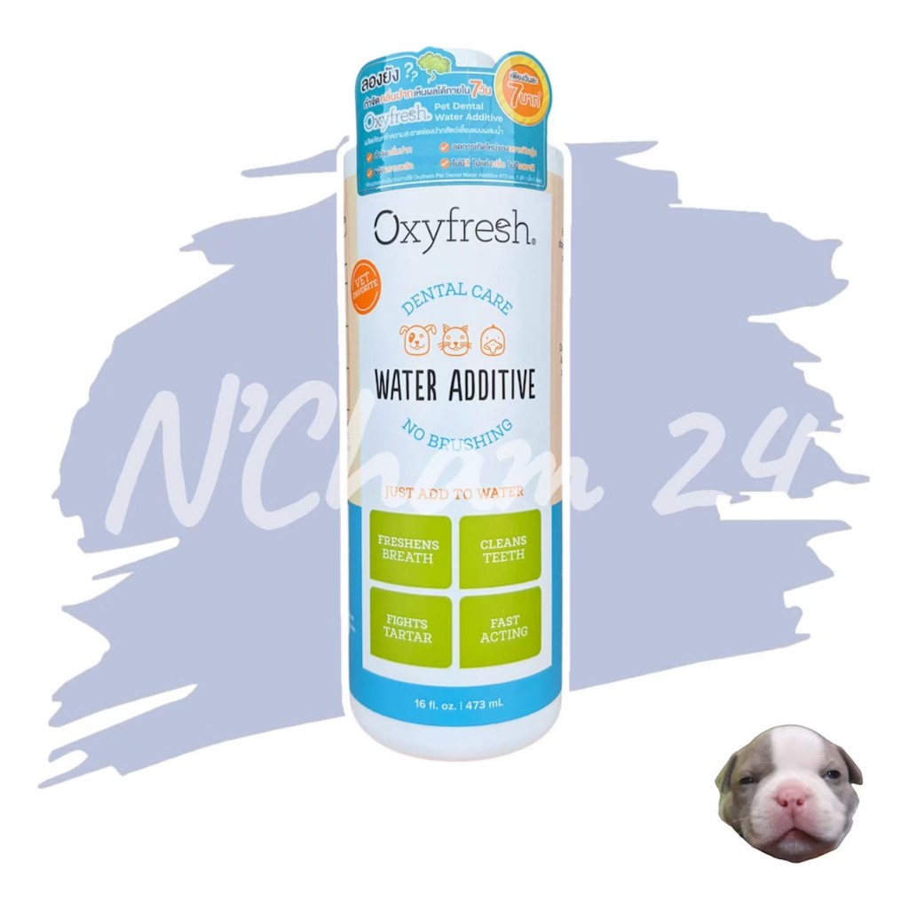 Oxyfresh WATER ADDITIVE ผลิตภัณฑ์ผสมน้ำดื่มสัตว์เลี้ยง
