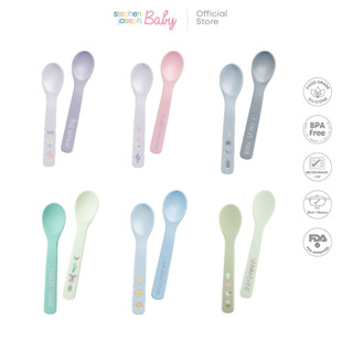 (พร้อมส่ง) Stephen Joseph Baby ช้อนเด็ก ซิลิโคนฟู้ดเกรด100% …