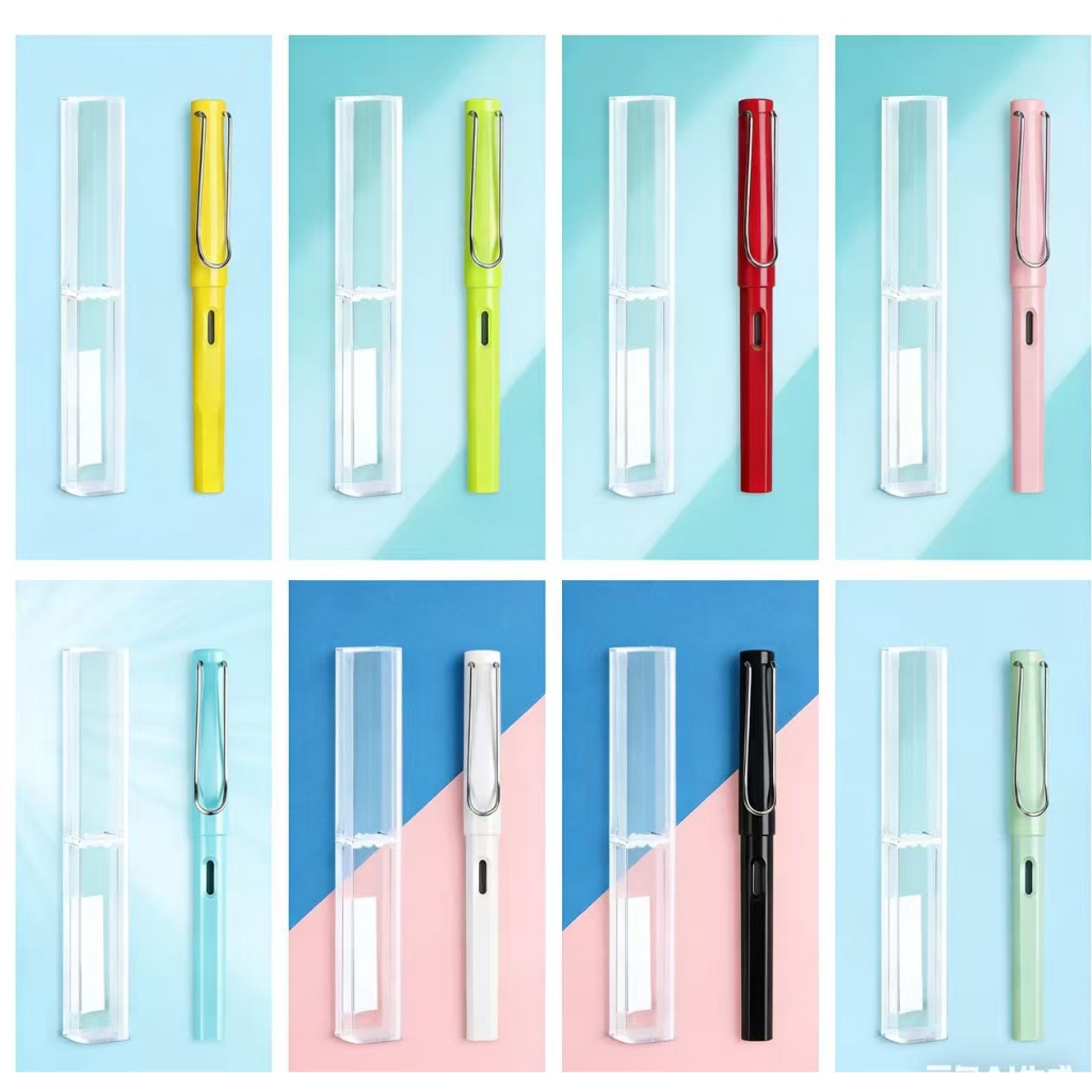 ปากกาหมึกซึมหรู8 สี พร้อมกล่องและแท่งหมึก 20 อัน​ เขียนลื่นมือ เหมาะสำหรับนักเรียนเป็นพิเศษ​