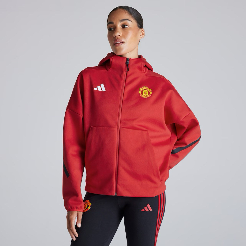 เสื้อแจ็คเก็ตแอนเธม ADIDAS Z.N.E💥พร้อมส่ง แท้100% จากประเทศอังกฤษ 💥Manchester United 25/26 Anthem Jacket women ไซด์ยุโรป