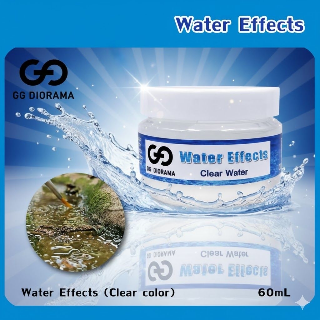 Water Effects (Clear color) เจลสำเร็จสำหรับทำเอฟเฟคบนผิวหน้าน้ำ ทำคลื่นน้ำ ระลอกน้ำ