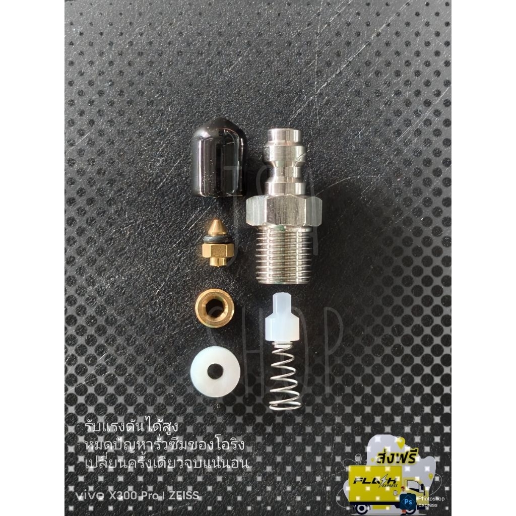 ควิกวันเวย์ จุกเติมลมมี2ขนาด M10และM8 รับแรงดันได้สูง เป็นควิกเติมลมแบบปลดเร็ว สินค้าทำจากสแตนเลส พร