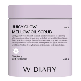 W Diary JuicyGlow Mallow Oil Scrub NO.6 450 ML.(จูซี่โกลว์ แมลโลว์ ออยล์ สครับ นัมเบอร์ ซิกซ์)