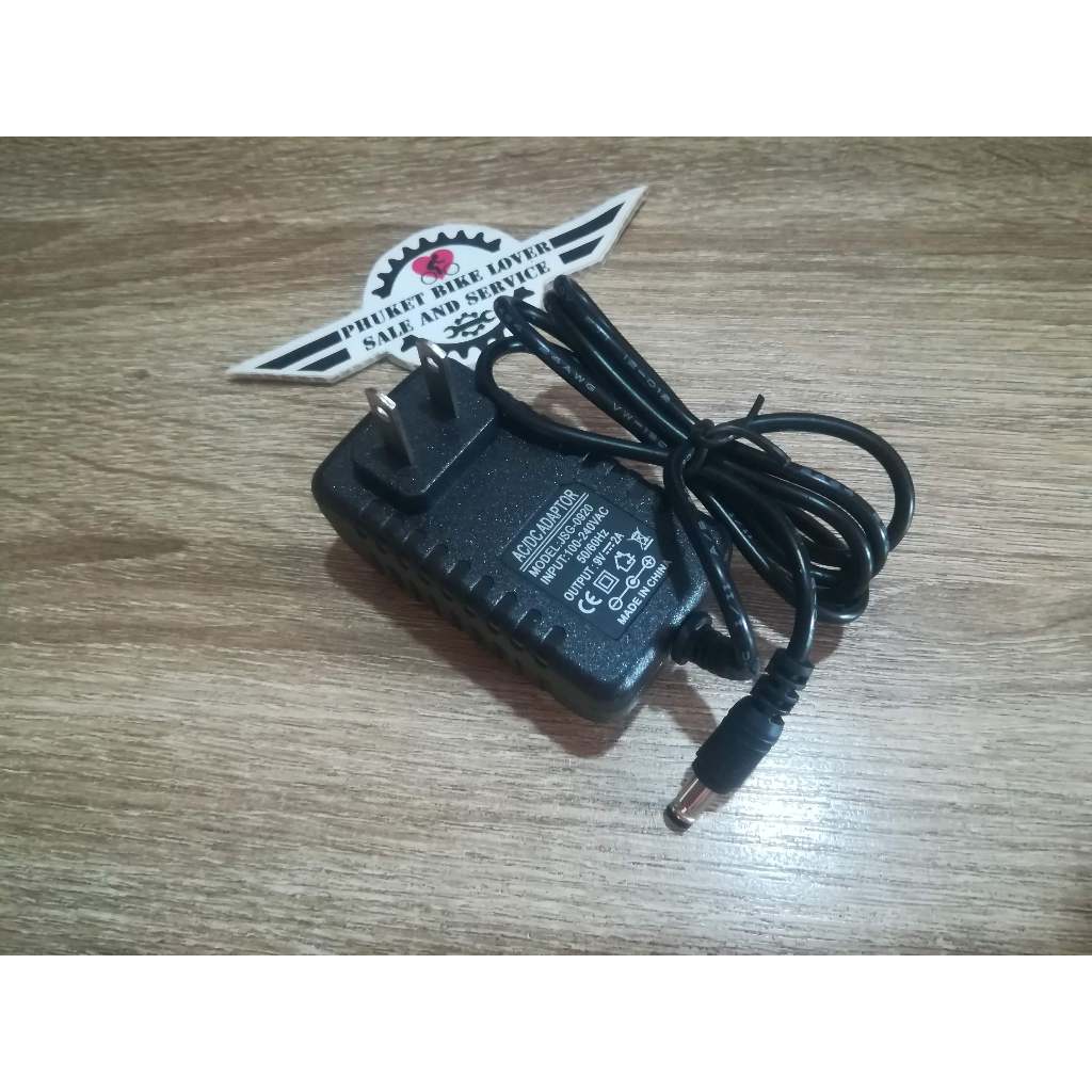 adapter จ่ายไฟ 9v2a เสียบปลั๊กไฟบ้าน 220vac to 9vdc 2a คุณภาพดี ทนทาน