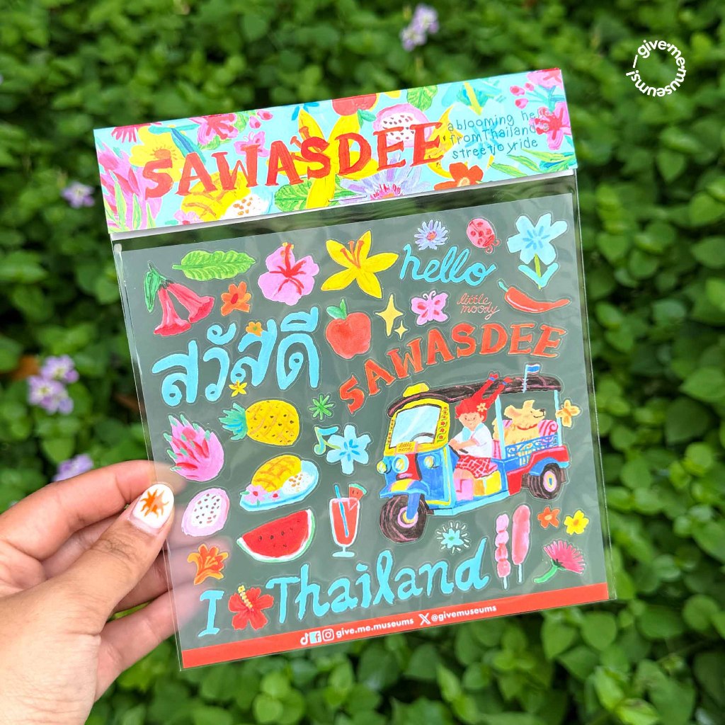 SAWASDEE PREMIUM STICKER สติกเกอร์ไดคัท give.me.museums - รูปที่ 2