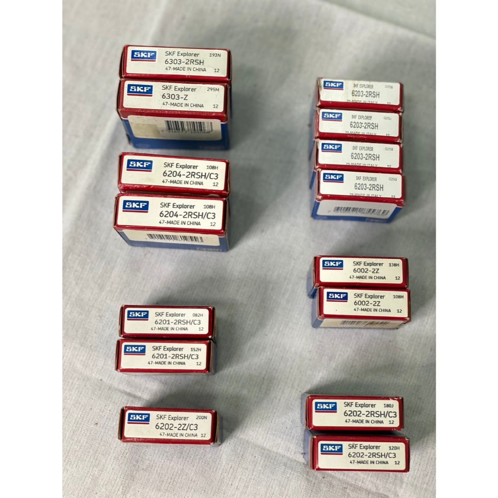 SKF 6303-Z  6303-2RSH  6204-2RSH/CB 6201-2RSH/C3  6202-2Z/C3 6202-2RSH/C3 6001-ZZ